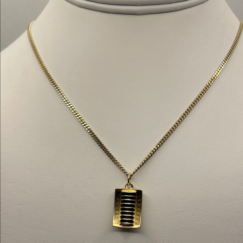 Miansai Gold Vermeil Enzo Pendant Necklace